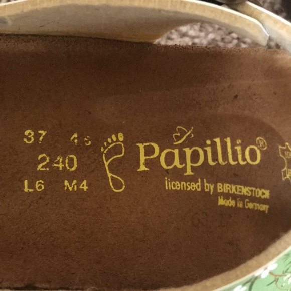 Green Floral Birkenstock Women's Sandals - Picture 7 of 9